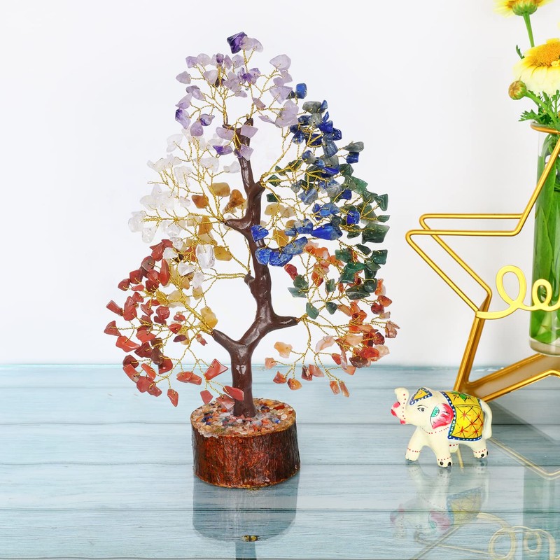 Black Tourmaline Tree - Haeling Crystal - Gemstone Money Tree