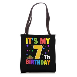 It’s My 7th Birthday Gifts for 7 Year Old Kids Boys & Girls Tote Bag
