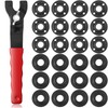 Hicarer 25 Pcs Angle Grinder Nut Angle Grinder Wrench Kit
