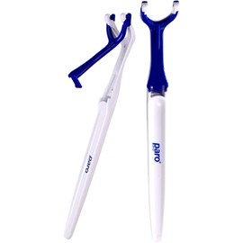 Paro Floss Holder Perfect Grip Reusable Floss Handle Easy Cleaning for Proper Oral Care, Made in Switzerland