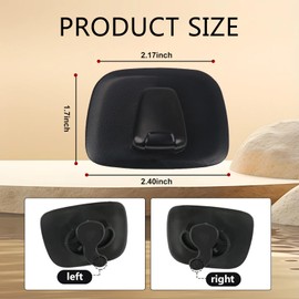 Roof Storage Hooks, ABS Plastic Compact Structure Interior Car Hanger Hooks, Portable Modification Accessory, Compatible with Volvo XC40 XC60 XC90 S60 S90 V60 V90 (Black)