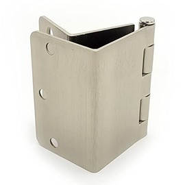3.5 Inch Swing Clear Offset Door Hinge (1/4" Radius, Satin Nickel)