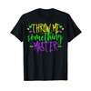 Throw Me Something Mister, Ladies Mardi Gras Beads TShirt T-Shirt