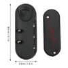 Drfeify Luggage Lock, 3 Digit Zinc Alloy Lock Plastic Frosted