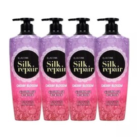 Elastin (손상케어)엘라스틴 실크리페어 체리블라썸 샴푸 550ml 4개 Damage Care Elastine Silk Repair Cherry Blossom Shampoo 550ml 4ea
