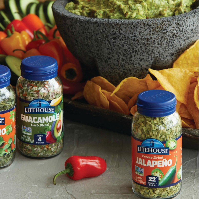 Litehouse Freeze Dried Jalapeno Peppers - Freeze Dried Pepper, Substitute