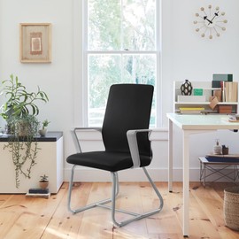 Office Chair Cover, Office Chair Cover, Swivel Chair Cover, Modern Chair Cover, Armchair Cover, Elastic Washable Chair Covers Set for Office Chair, Computer, Desk Chair (No Chair) (Black, S)