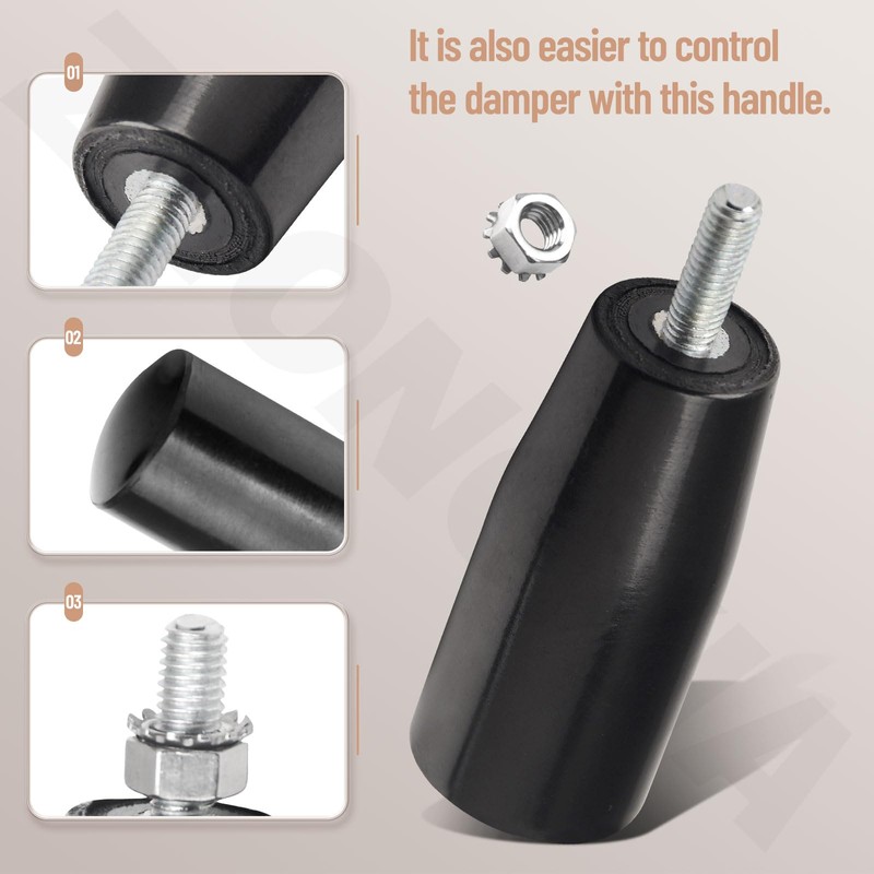 ZHONGXIA Damper Handle for Weber Smokey Mountain WSM Kettle Knob