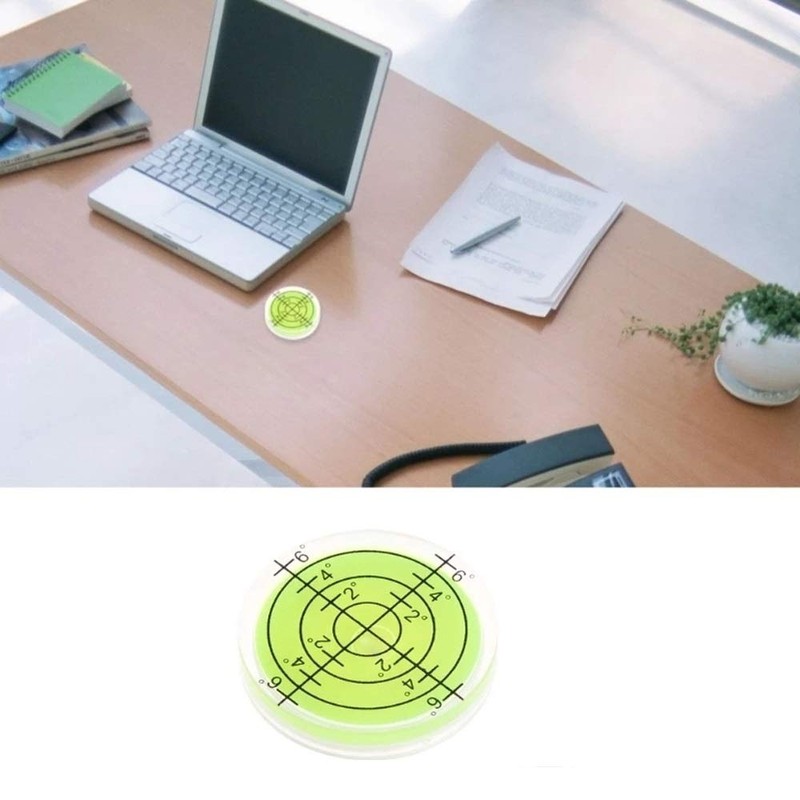 Aoderda 2 Pcs Magnetic Magnet Bubble Level Circular Precision Spirit