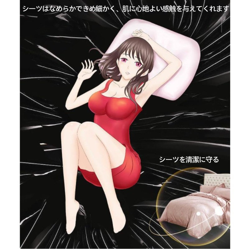 KALOLINNA Waterproof Sheet, Bed Sheet, Lotion Mat, PVC Sheet, Light