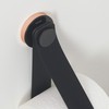 Tiger Toilet Roll Holder, Stainless Steel, Black, 5 x 38