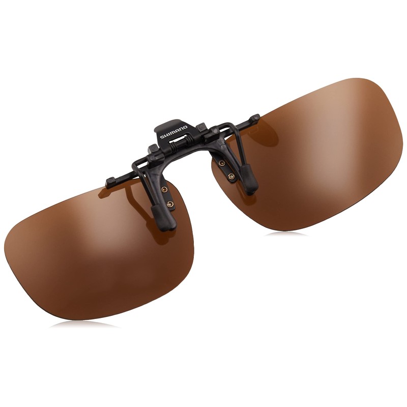 Shimano Sunglasses Clip-on Glasses TAC Matte Black Brown HG-019P
