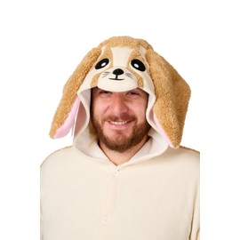 Fennec Fox Kigurumi Unisex Adult Onesie Pajamas Animal One Piece Costume Cosplay Sleepwear