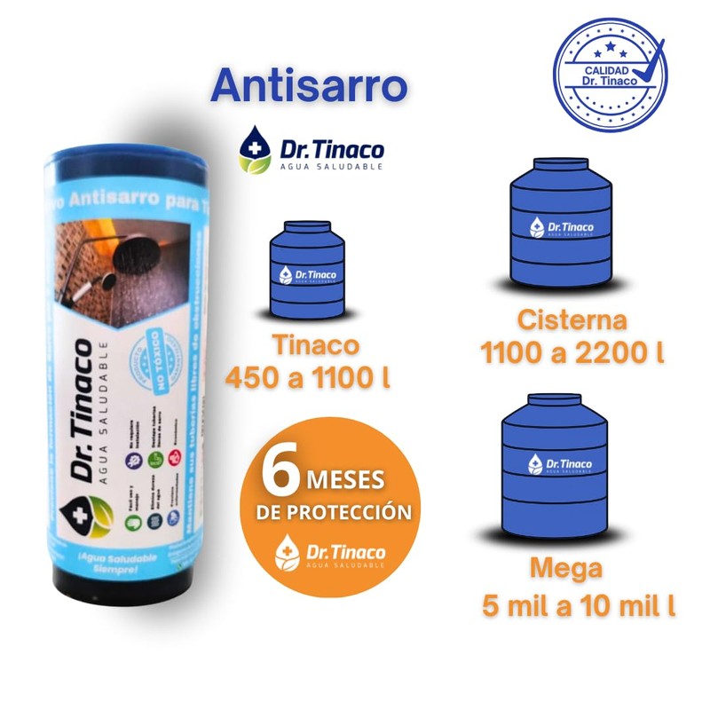Antisarro Mega (5 mil a 10 mil lts) | Agua