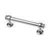 Alzassbg 10 Pack Polished Chrome Cabinet Pulls, 4 Inch(102mm) Hole