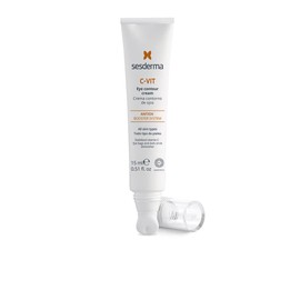 Sesderma C-VIT Crema de ojos 15 ml  Cuidado regenerador ligero contra arrugas y ojeras, con vitamina C y nanotecnología para piel radiante, humedad y 