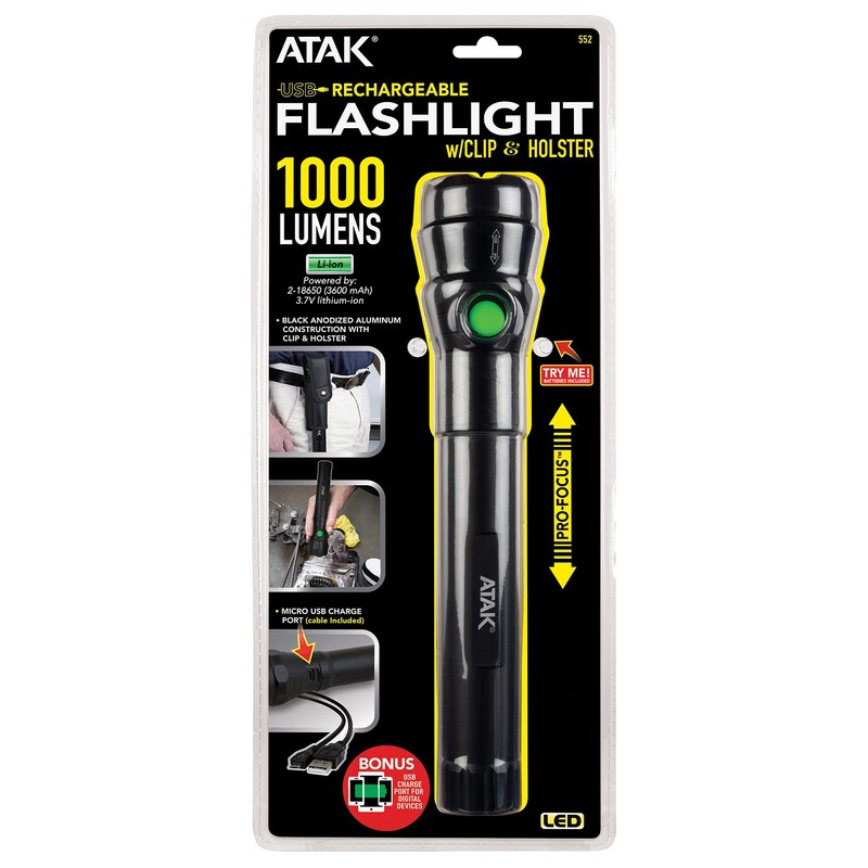 Performance Tool 552 1000 lumens Rechargeable Flighlight