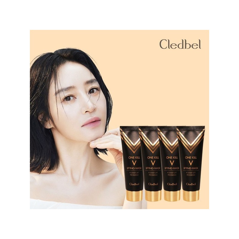 Clé de Peau (Cledbel)(4개)끌레드벨 원킬 브이 리프팅마스크 70ml 블랙 /랩핑