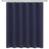 AmazerBath Navy Blue Shower Curtain, Thick PEVA, Heavy Duty Waterproof