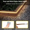 echosari 32.8Ft Solar Strip Lights Outdoor, IP68 Fully Waterproof LED