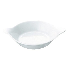 Royal Round Ear with AU gratin dish Solid 15 cm White No. 602