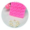 n Molde Pastel Triangulo Letras Fondant Decoracion Reposteria