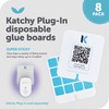 Katchy Plug-in Glue Board Refills (8 Pack) - Indoor Insect