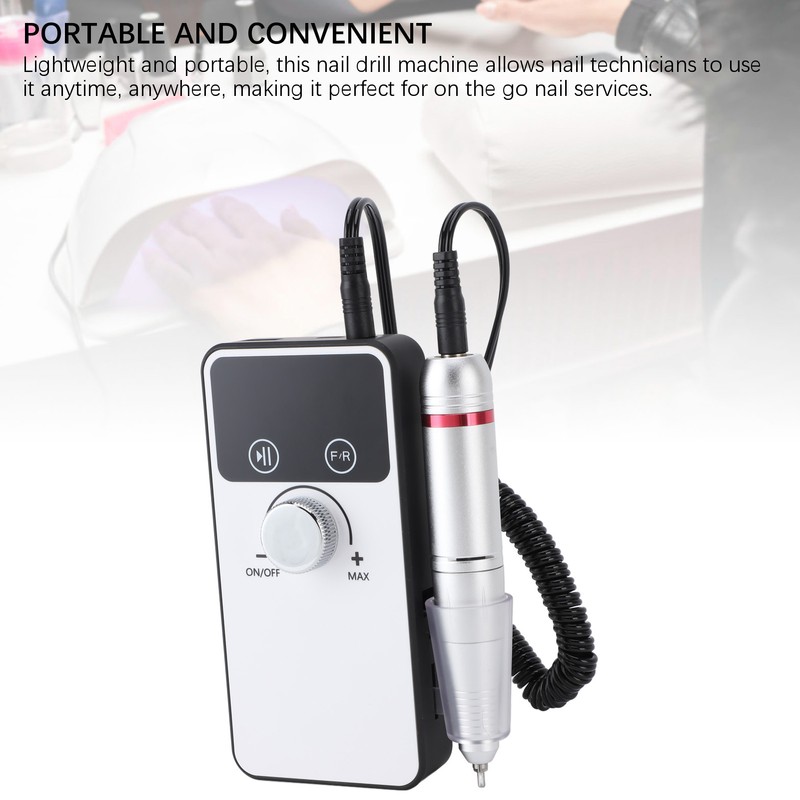 45000RPM Electric Nail Drill Cordless Rechargeable Manicure Pedicure Tools Nail