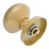 Aqbau Door Knob with Rosette Round Two-Piece Gold | Round