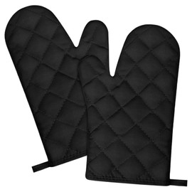 Oven Gloves, Oven Gloves, Heat Resistant Oven Gloves, Oven Gloves, Oven Gloves, Oven Gloves, Oven Gloves, Oven Gloves, Heat Resistant (Black)