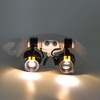 Head Mount Magnifier with LED Light, Hands Free Headband Magnifying