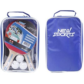 New Sports TT Set, 2 Rackets, 3 Balls, Includes Net