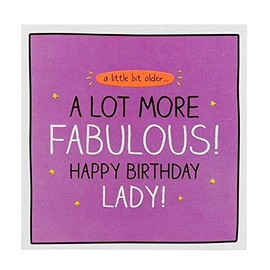 Happy Jackson Happy Birthday Card - A Little Bit Older, A Lot More Fabulous