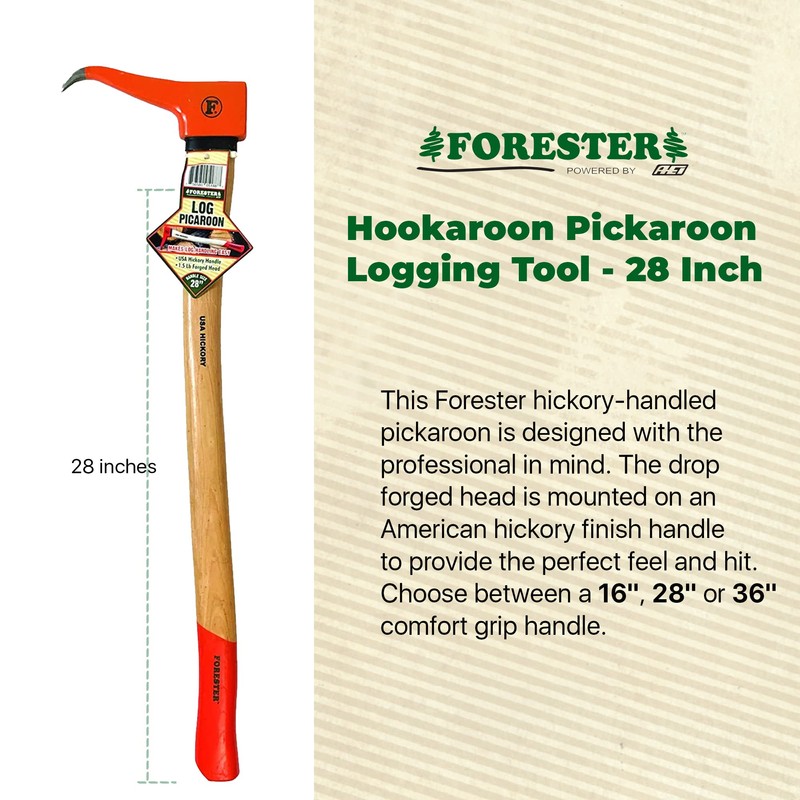 FORESTER Pickaroon Logging Tool 28in | USA Hickory Handle |