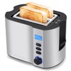 Elite Gourmet ECT2145 Extra Wide Slot 2-Slice Toaster, Bagel Function