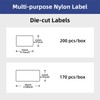 MakeID Multi-Purpose Nylon Label Cartridge for Wire Labeling, Terminal Blocks,