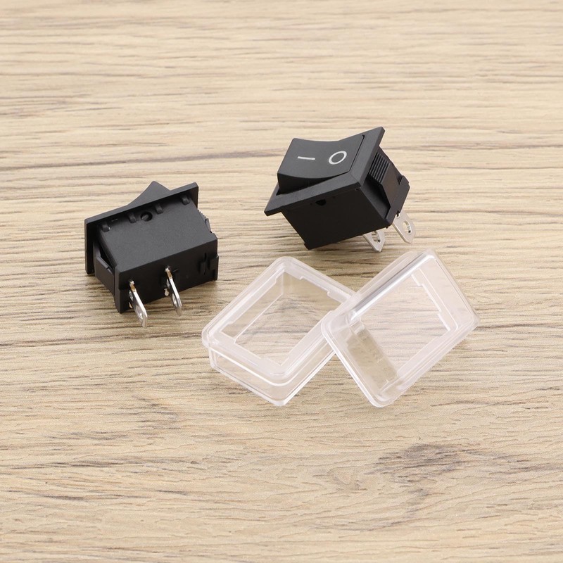 VGOL 10 Sets Mini On/Off Rectangle Rocker Switch 2 Pin