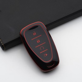 Tautrophen Key Fob Cover Compatible with Chevy Bolt EV EUV Trailblazer Traverse Trax Blazer Equinox Cruze Sonic Volt