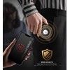DOMIPHIE Mens Airtag Hole Wallet, Carbon fibre black, Modern