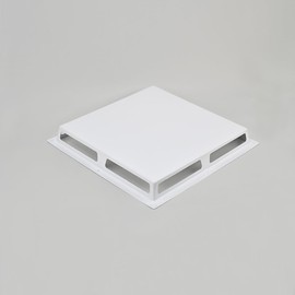 Elima-Draft Commercial 3-Way Air Deflector Vent Cover for 24" x 24" Diffusers (Diffuser Cover)