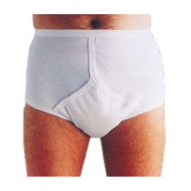 P&S Healthcare Ltd MENS TRADITIONAL Y FRONT INCONTINENCE PANT - WHITE