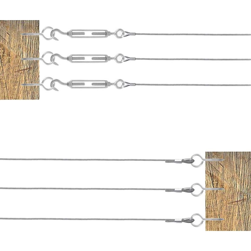 Stainless Steel Wire Rope 304, Marine Grade Cable Railing Kit,