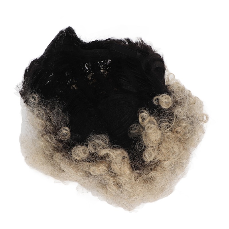 Short Curly Wig Fashion Soft Breathable Adjustable Cosplay Accessory Synthetic