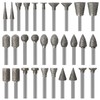 Stone Carving Set Diamond Burr Bits Compatible with Dremel, 30PCS