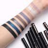 8 Pieces Eyeshadow Pen Set, Shimmer and Neutral Brown Metallic
