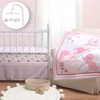 The Peanutshell Pink Elephant Crib Bedding Sets (4 Piece Crib