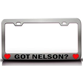 Custom Brother - GOT Nelson? Male Name Metal Car SUV Truck License Plate Frame Style Ch h16