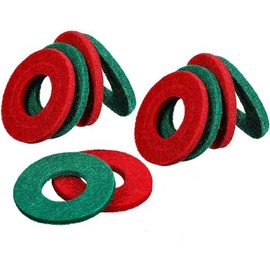10Pcs Red Green Battery Terminal Protectors Auto Gasket Positive Negative Terminals Protectors Hollowed Out for Vehicle Battery Relocation Kits