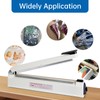 R-PACK Impulse Heat Sealer with Hot Cutting Wire, Heavy-Duty Bag