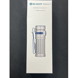 Olight Baton 3 1200 Lumens Handheld Flashlight - Silver BRAND NEW
